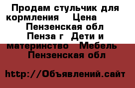 Продам стульчик для кормления  › Цена ­ 1 000 - Пензенская обл., Пенза г. Дети и материнство » Мебель   . Пензенская обл.